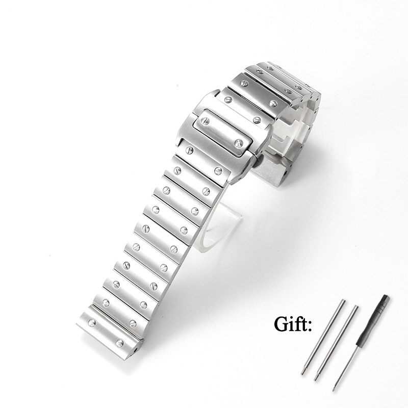 Cartier Watch Santos - 23mm Yüksek Kaliteli Paslanmaz Çelik Saat