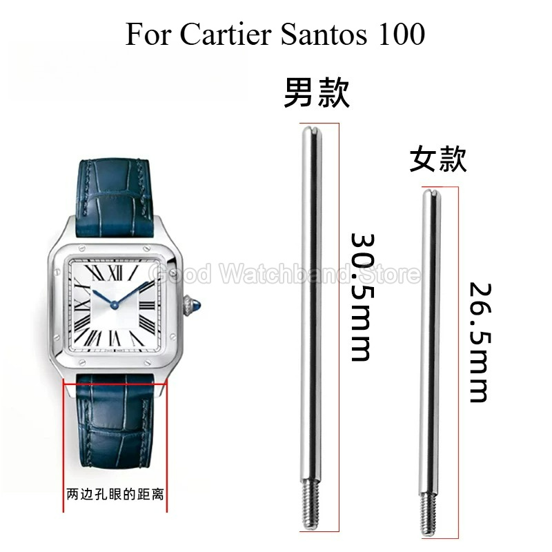 Cartier Watch Santos - Neme Dayanıklı Paslanmaz Dayanıklı Metal Saat