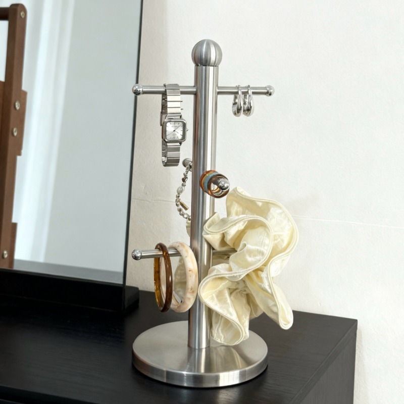 Jewelry And Watches Store - Paslanmaz Çelik Takı Standı Tuvalet Masası