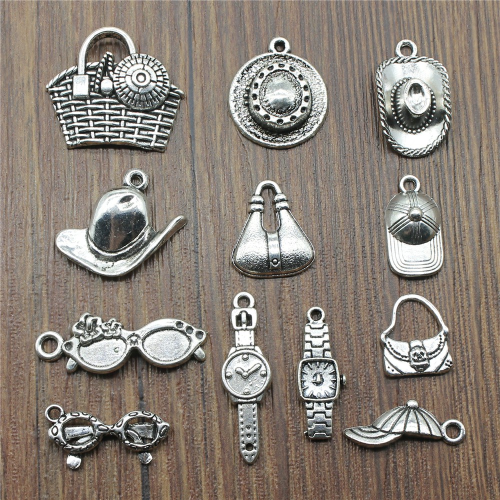 Jewelry Making Watches - 20 adet / grup Şapka Charms