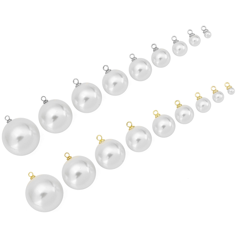Pearl Necklace - 20 adet Taklit İnci Boncuk Küpe