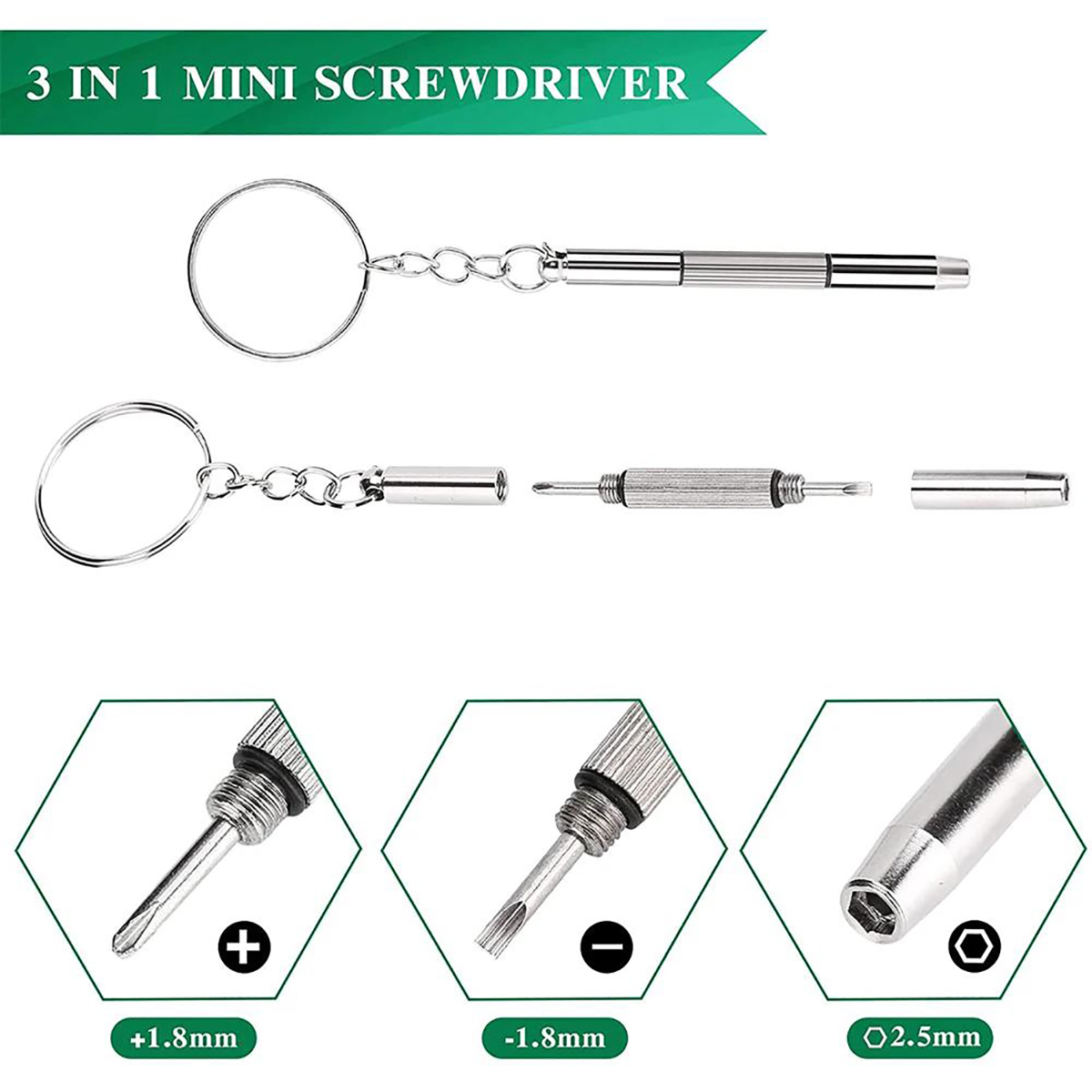 1/2 adet hassas 3 in1 tornavid - Jewelry Watches Repair incelemesi ve fiyatı