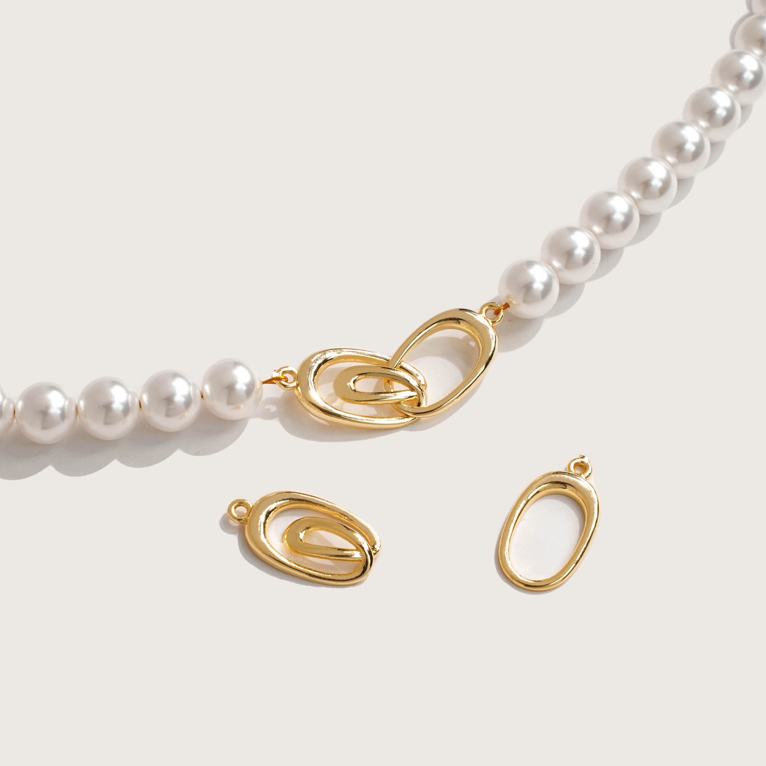 5 adet Altın Kaplama Basit Tok - Pearl Necklace incelemesi ve fiyatı