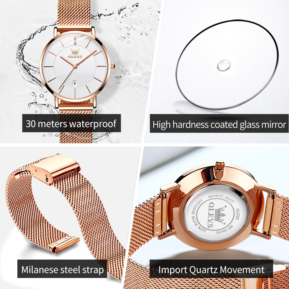 OLEVS Kadın Izle 5869 Zarif Mo - Jewelry Watch incelemesi ve fiyatı