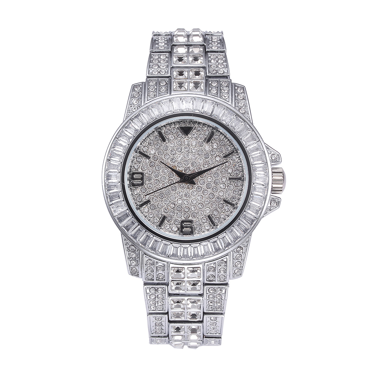 Lüks Tam Taş Kuvars Saatler Er - Jewelry Watch incelemesi ve fiyatı