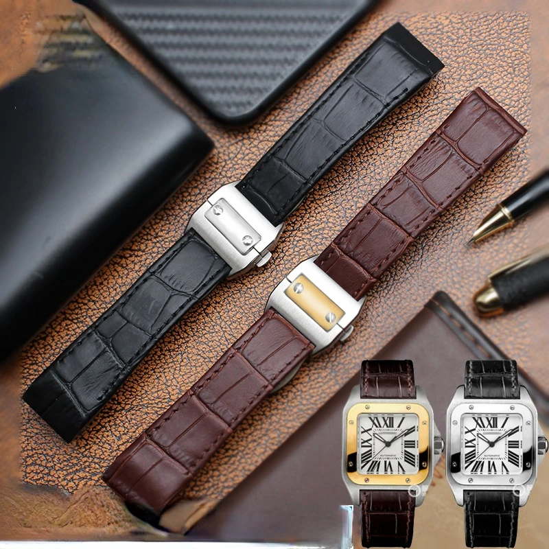 Hakiki Deri Kordonlu Saat Cart - Cartier Watch Santos incelemesi ve fiyatı