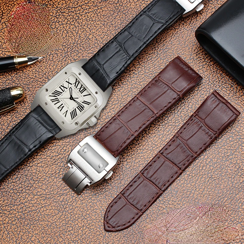 Hakiki Deri Kordonlu Saat Cart - Cartier Watch Santos incelemesi ve fiyatı