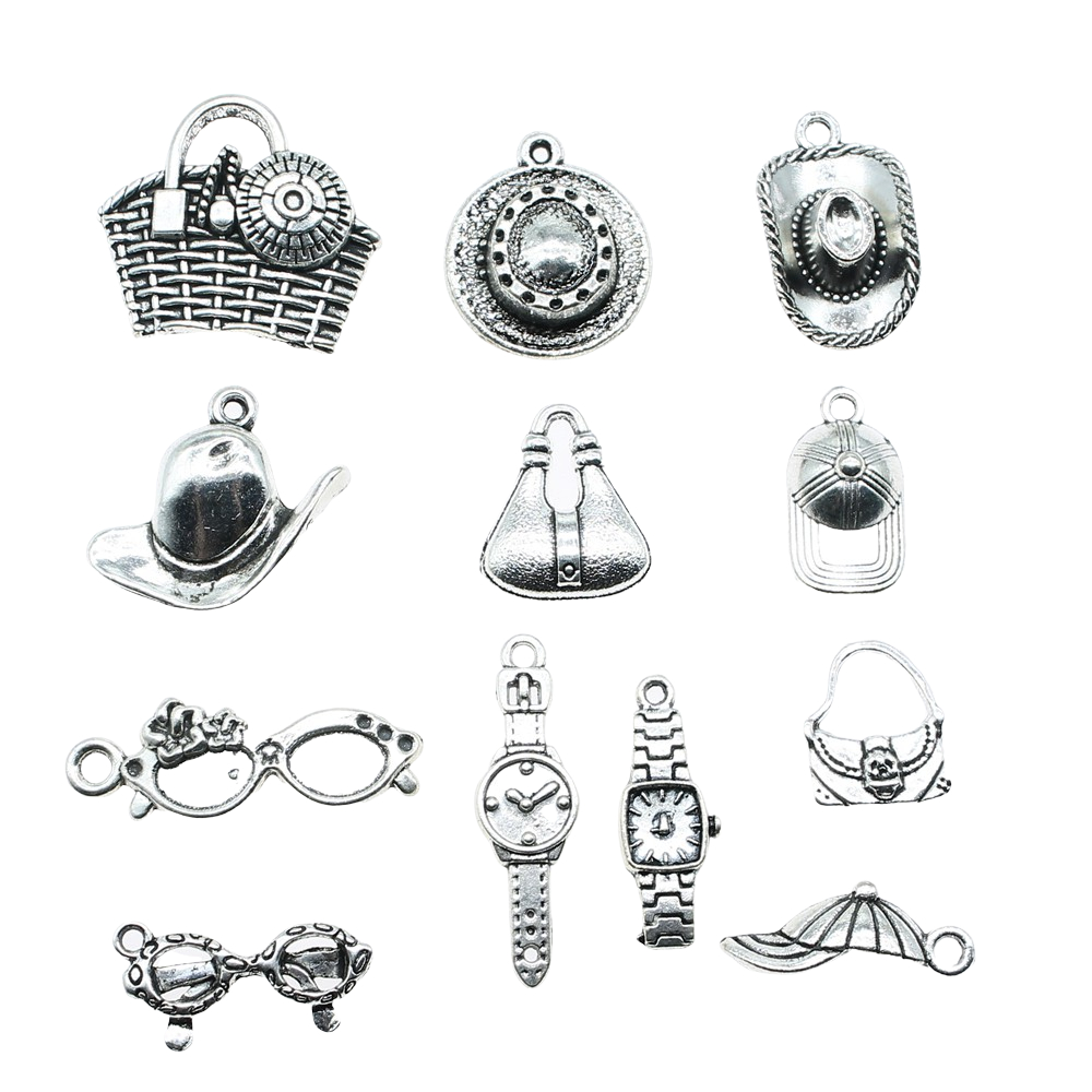 20 adet / grup Şapka Charms Gü - Jewelry Making Watches incelemesi ve fiyatı