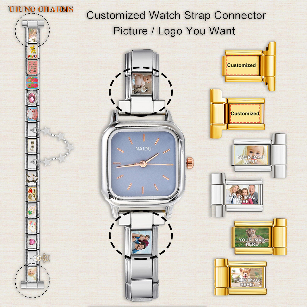 1 çift Resim Logo Özelleştiril - Jewelry Making Watches incelemesi ve fiyatı