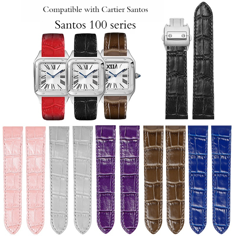 20 23 MM hakiki inek derisi de - Cartier Watch Santos incelemesi ve fiyatı